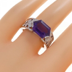 Nhẫn Amethyst PT900 3.00CT - Hàng hiệu Chính hãng 851431