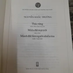 Tác phẩm Văn học đoạt GT Nhà Nước- NGUYỄN KHẮC TRƯỜNG. Thác rừng... 785974
