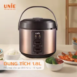 Nồi cơm điện UNIE UE-626 dung tích 1.8L, công suất 700W, lòng nồi chống dính 5 lớp 928155