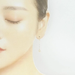 K18YG Bông tai kim cương 0.06CT - Hàng hiệu Chính hãng 869162