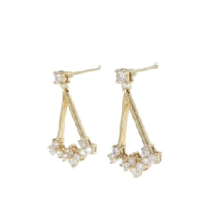 K18YG Bông tai kim cương 0.50CT - Hàng hiệu Chính hãng 864245