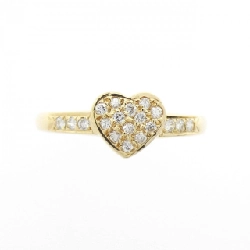 Nhẫn kim cương hình trái tim 750YG 0.17CT - Hàng hiệu Chính hãng 853388