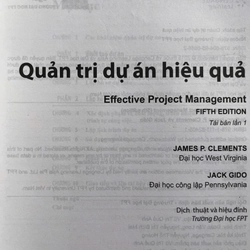QUẢN LÝ DỰ ÁN HIỆU QUẢ 497247