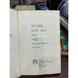 Từ Điển Toán Học Nga-Việt - N/A 932872