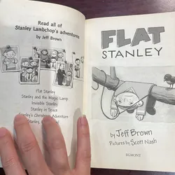  📚 FLAT STANLEY Jeff Brown ngoại văn thiếu nhi trẻ em truyện đọc  1054590