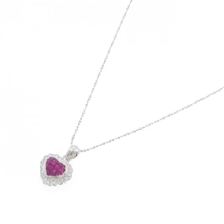 750WG/K18WG Mặt Dây Chuyền Hình Trái Tim Ruby 1.53CT - Hàng hiệu Chính Hãng 859428