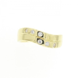 Nhẫn kim cương K18YG 0.08CT 669817