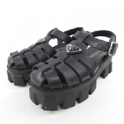 Giày sandal PRADA logo tam giác Monolith 1X853M bằng cao su - Hàng hiệu Chính hãng 828651