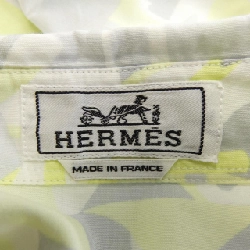 HERMES Elmes Puzzle Vegetal PUZZLE VEGETAL *31-5606. Áo sơ mi - Hàng hiệu Chính hãng 894252