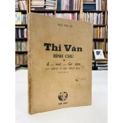 Thi văn bình chú - Ngô Tất Tố ( quyển nhất ) 125770