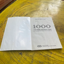 1000 CÂU HỎI TRẮC NGHIỆM TOÁN 541134