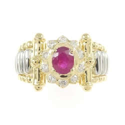 Nhẫn Ruby K18YG/PT900 0.40CT - Hàng hiệu Chính hãng 854449