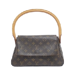 【Vintage】Túi xách vai Louis Vuitton Monogram Mini Looping M51147
