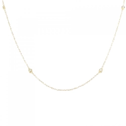 K18YG Dây chuyền kim cương 0.45CT - Hàng hiệu Chính hãng