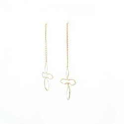 K18YG Bông tai - Hàng hiệu Chính hãng 866735