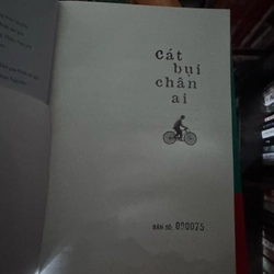 Sách Cát bụi chân ai tác giả Tô Hoài - bìa cứng đánh số chỉ có 200 quyển 453465