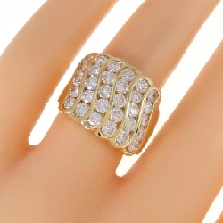 Nhẫn kim cương K18YG 2.15CT 672739