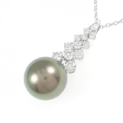 Mikimoto Ngọc trai đen dây chuyền 14.2mm - Hàng hiệu Authentic 839620