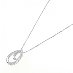 K18WG Dây chuyền kim cương 0.10CT - Hàng hiệu Chính hãng 860737