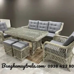 Sofa giả mây phòng khách 1010255