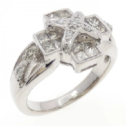 K18WG Nhẫn Kim Cương - Hàng hiệu Chính hãng