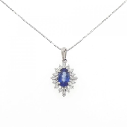 Dây chuyền Sapphire PT900/PT850 1.35CT - Hàng hiệu Chính hãng