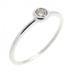 Nhẫn kim cương Solitaire K18WG 0.10CT