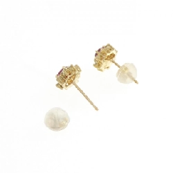 K18YG Bông tai Ruby 0.40CT - Hàng hiệu Chính hãng 869854