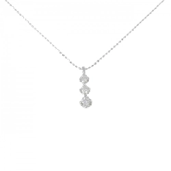 K18WG/750WG Dây chuyền kim cương 0.30CT - Hàng hiệu Chính hãng