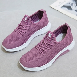 Giày thể thao sneaker Nữ kẻ sọc, đế khoan phối màu – Mã số 1830 220317