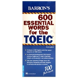 Hộp Flash Cards - 600 Essential Words For The TOEIC 2021 - Dr. Lin Lougheed New 100% HCM.PO 33648