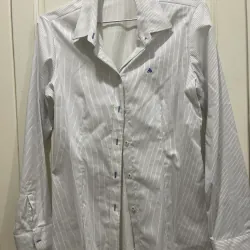 Áo sơ mi nam Cotton họa tiết sọc, caro, kẻ nhỏ, size trung bình 754244