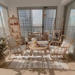 Sofa mây decor phòng khách 473816