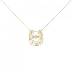 K18YG Dây chuyền kim cương 0.10CT - Hàng hiệu Chính hãng