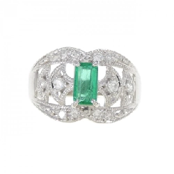 Nhẫn Emerald PT900 0.382CT - Hàng hiệu Chính hãng 853198