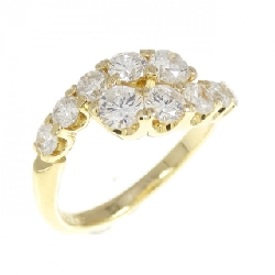 Nhẫn kim cương K18YG 1.02CT