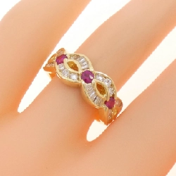 Nhẫn Ruby K18YG 0.26CT - Hàng hiệu Chính hãng 852088
