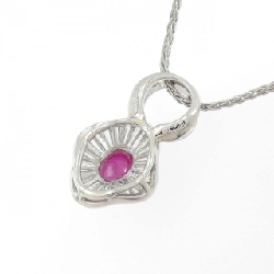 Dây chuyền ruby PT900/PT850 1.26CT - Hàng hiệu Authentic 855973