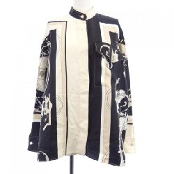 Áo sơ mi HERMES EX-LIBRIS 3E0607D7 Twill Reine