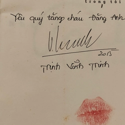Nhạc Trịnh Trong Tôi - Có chữ ký và dấu son của em gái Trịnh Công Sơn (Đẹp chưa từng thấy) 532889