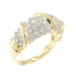 Nhẫn kim cương K18YG/K18WG 1.03CT