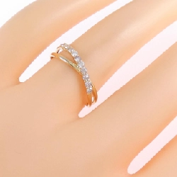 【Sản phẩm mới】Nhẫn kim cương K18YG 0.20CT 671620