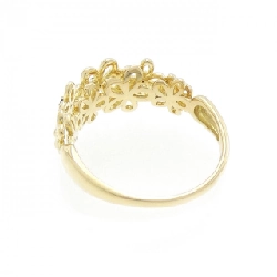 Nhẫn kim cương hoa K18YG 0.06CT 667643