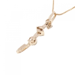 K18PG Dây chuyền kim cương ba viên 0.30CT - Hàng hiệu Chính hãng 860874