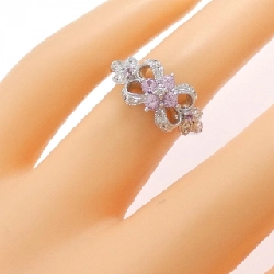 Nhẫn Sapphire Hoa K18WG - Hàng hiệu Chính hãng 851092