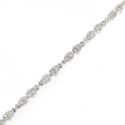 K18WG Vòng tay kim cương 1.13CT - Hàng hiệu Authentic