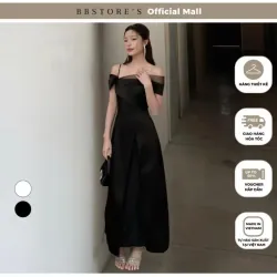 Đầm tiệc màu đen sz M của bbstore