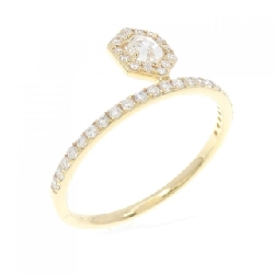 Nhẫn kim cương K18YG 0.18CT - Hàng hiệu Authentic