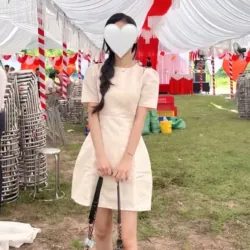 Đầm trắng ngà size M 778756