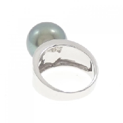 Nhẫn ngọc trai đen K18WG 14.8mm - Hàng hiệu Authentic 855024